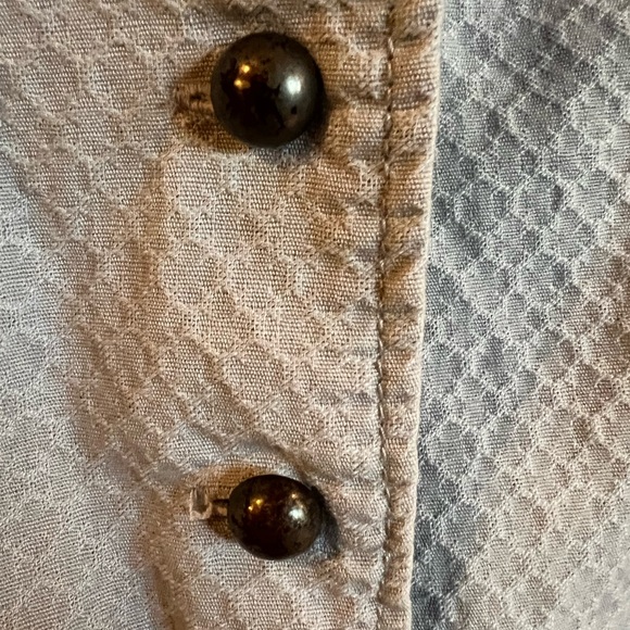 Light bluegray lightweight button down dress jacket - Picture 9 of 9